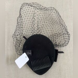 H&M clip on veil with bow